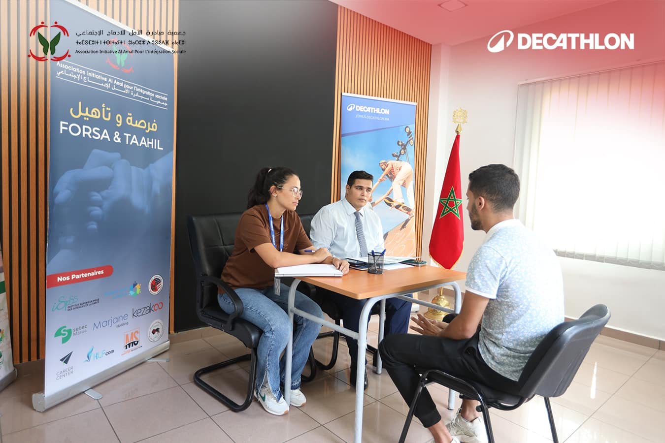 Journée de l’Insertion Professionnelle chez Initiative Al Amal – en partenariat avec Decathlon Maroc